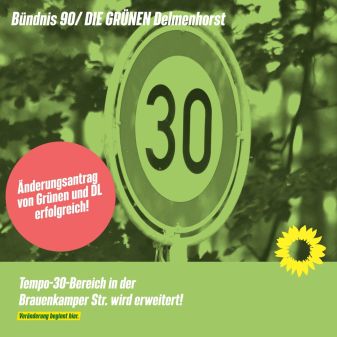 Tempo 30 Verkehrsschild